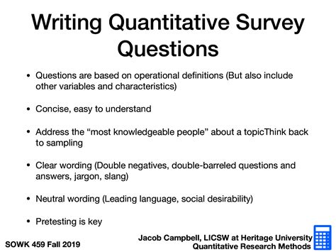 quantitative sample questionnaire|quantitative questions examples in survey.